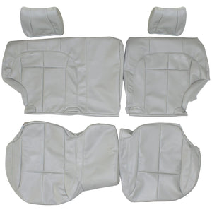 2002-2004 Jeep Grand Cherokee Custom Real Leather Seat Covers (Rear) - lseat2