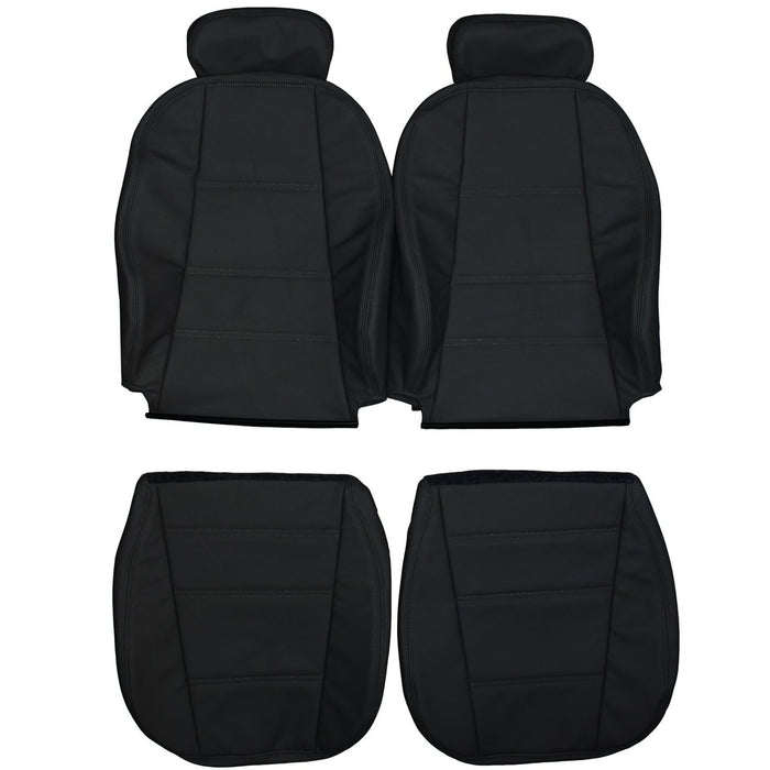1999-2004 Ford Mustang V6 Custom Real Leather Seat Covers (Front)
