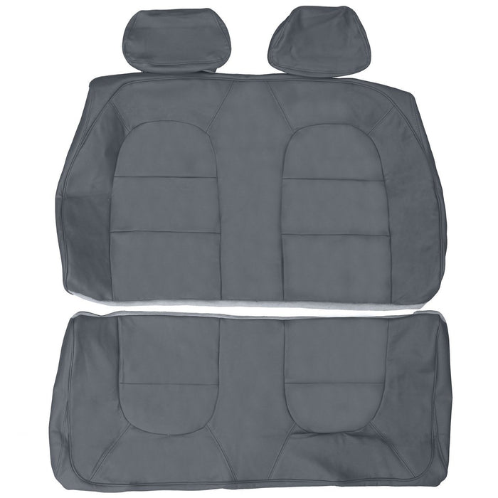 1986-1989 Saab 900 Convertible Custom Real Leather Seat Covers (Rear)