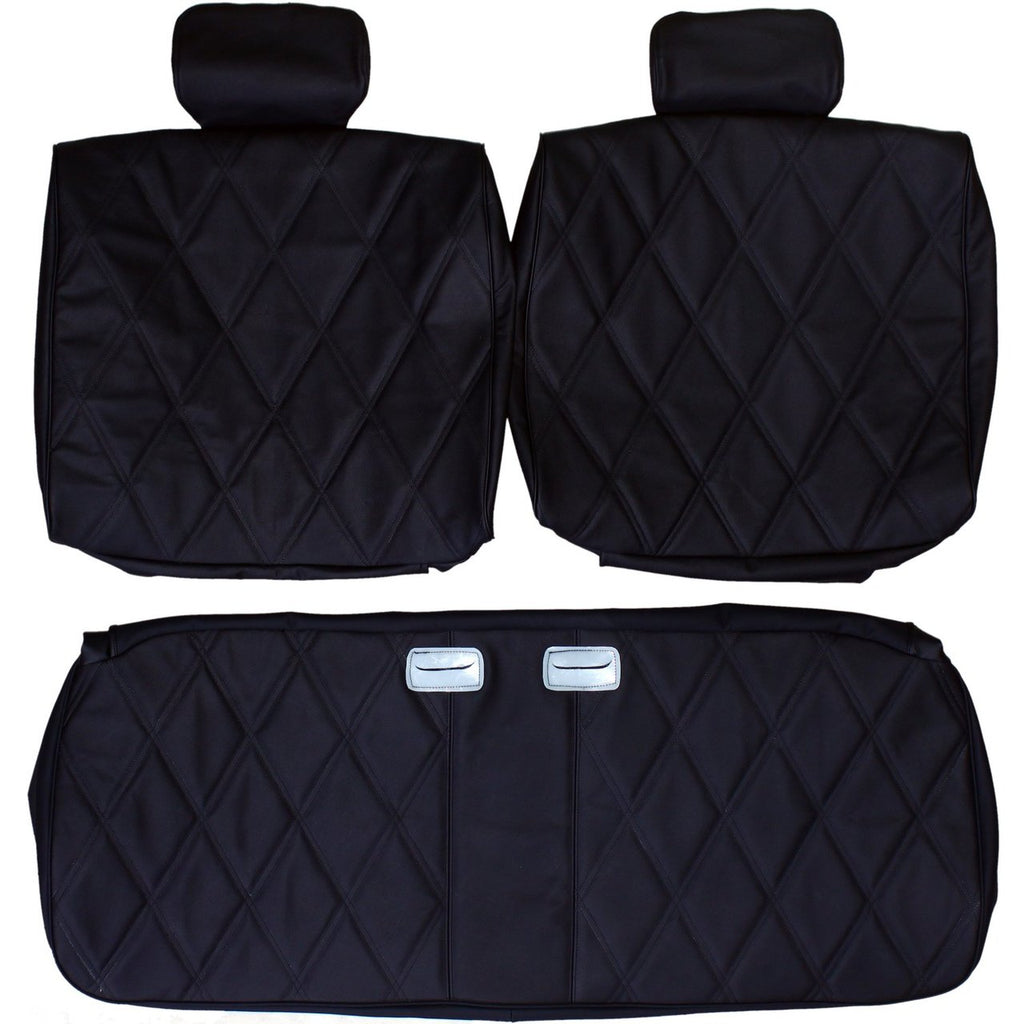1977-1985 Chevrolet Impala Coupe Custom Real Leather Seat Covers (Front) - lseat2