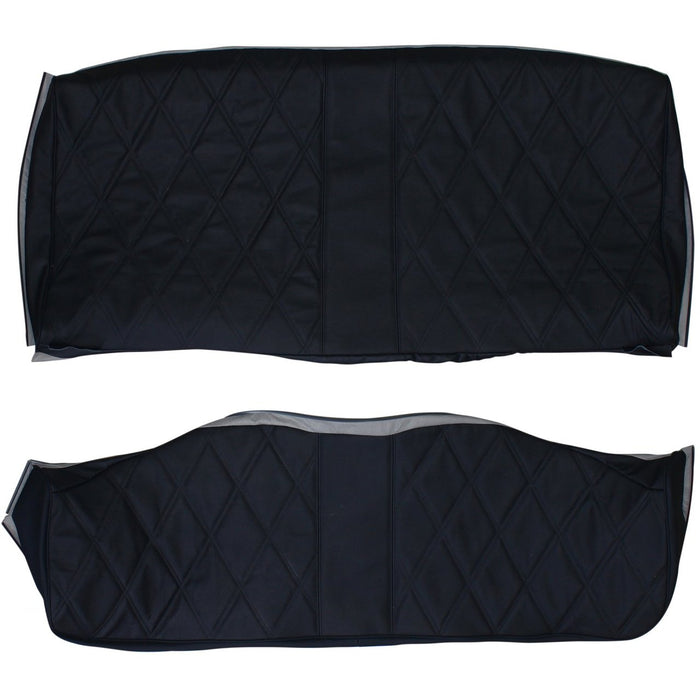 1977-1985 Chevrolet Impala Coupe Custom Real Leather Seat Covers (Rear)