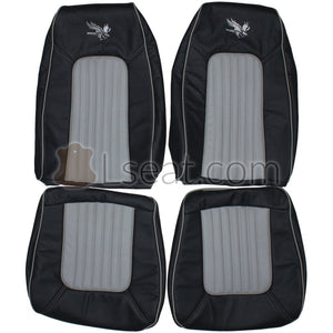 1971-1980 Ford Pinto Custom Real Leather Seat Covers (Front) - lseat