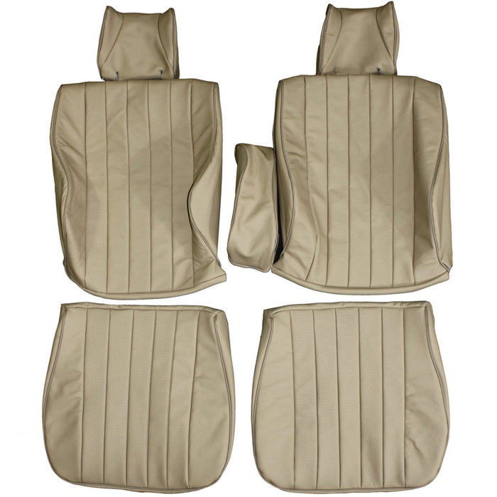 1976-1986 Mercedes Benz 280 300 W123 C123 Coupe Custom Real Leather Seat Covers (Front)