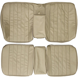 1976-1986 Mercedes Benz 280 300 W123 C123 Coupe Custom Real Leather Seat Covers (Rear) - lseat2