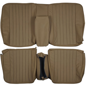 1980-1985 Mercedes Benz W123 C123 300CD Custom Real Leather Seat Covers (Rear) - lseat2