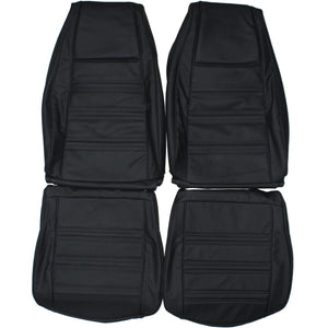 1970 Mercury Cougar XR-7 Standard Custom Real Leather Seat Covers (Front) - lseat2