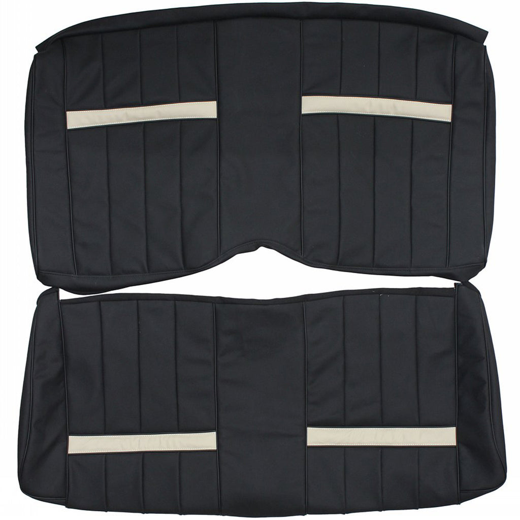 1969 Mercury Cougar XR-7 Custom Real Leather Seat Covers (Rear) - lseat2