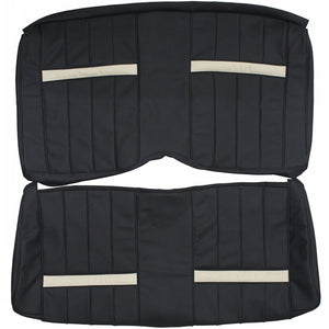 1969 Mercury Cougar XR-7 Custom Real Leather Seat Covers (Rear) - lseat2