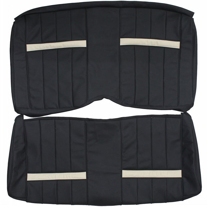 1969 Mercury Cougar XR-7 Custom Real Leather Seat Covers (Rear)