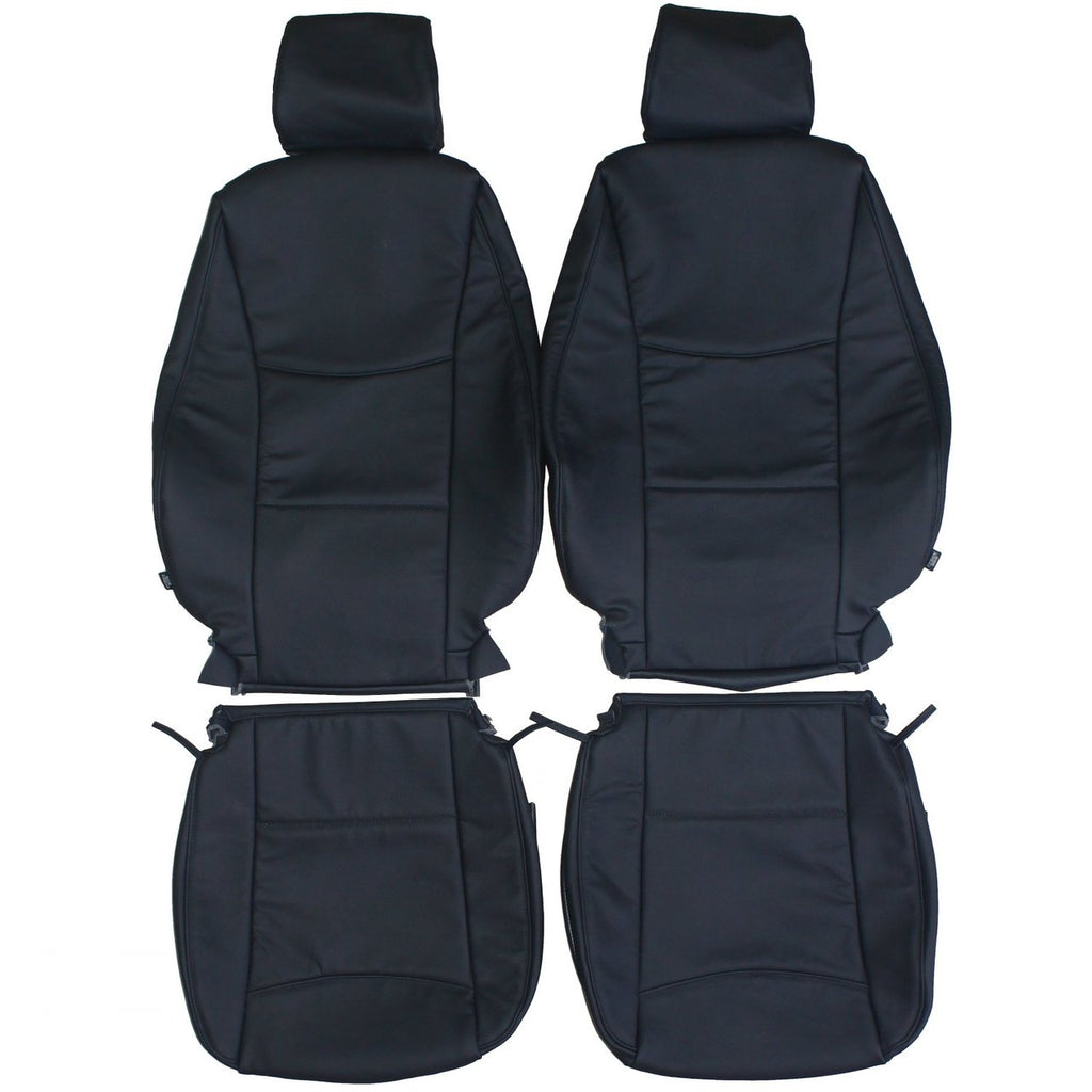 2006-2011 BMW E90 328i 330i Sedan Custom Real Leather Seat Covers (Front) - lseat2
