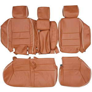 1999-2004 Land Rover Discovery II Custom Real Leather Seat Covers (Rear) - lseat2