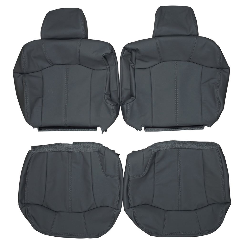 2000-2002 Chevrolet Suburban Custom Real Leather Captain Seat Covers (Rear) - lseat2