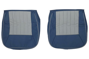 1981-1991 Mercedes Benz W126 380 420 SE SEL Custom Real Leather Seat Covers (Front) - lseat2