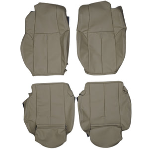 2004-2010 BMW E63 E64 645Ci Convertible Custom Real Leather Seat Covers (Front) - lseat2