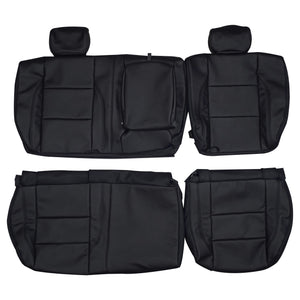 2003-2015 Nissan Titan Crew Cab Custom Real Leather Seat Covers (Rear) - lseat2