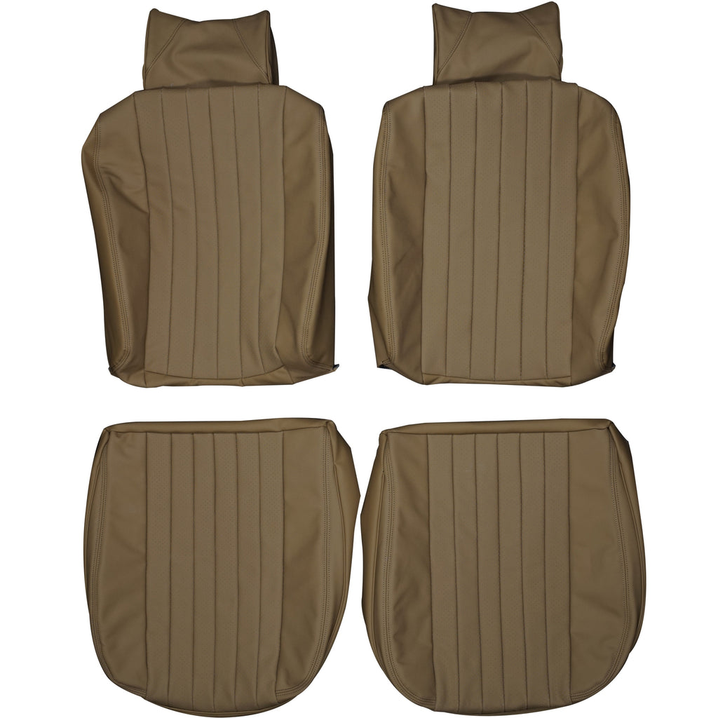 1972-1979 Mercedes Benz C107 280SLC 450SLC Custom Real Leather Seat Covers (Front) - lseat2