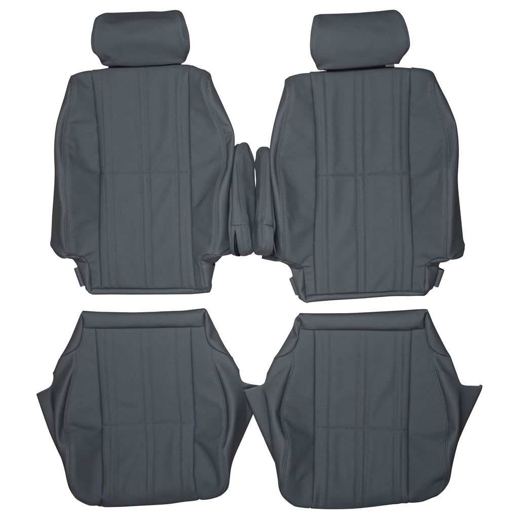 2000-2006 Toyota Tundra Double Cab Custom Real Leather Seat Covers (Front) - lseat2