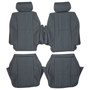 2000-2006 Toyota Tundra Double Cab Custom Real Leather Seat Covers (Front) - lseat2