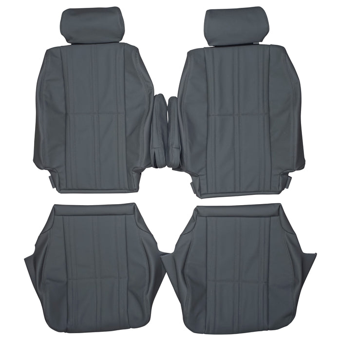 2000-2006 Toyota Tundra Double Cab Custom Real Leather Seat Covers (Front)