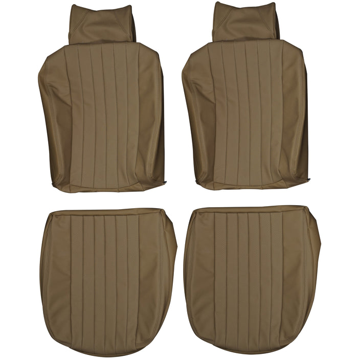 1972-1979 Mercedes Benz R107 SL C107 SLC Custom Real Leather Seat Covers (Front)