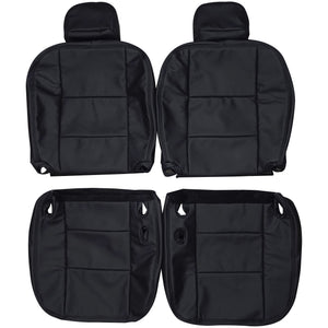 2003-2011 Ford Crown Victoria Police Interceptor Custom Real Leather Seat Covers (Front) - lseat2