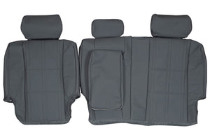 2000-2006 Toyota Tundra Double Cab Custom Real Leather Seat Covers (Rear) - lseat2