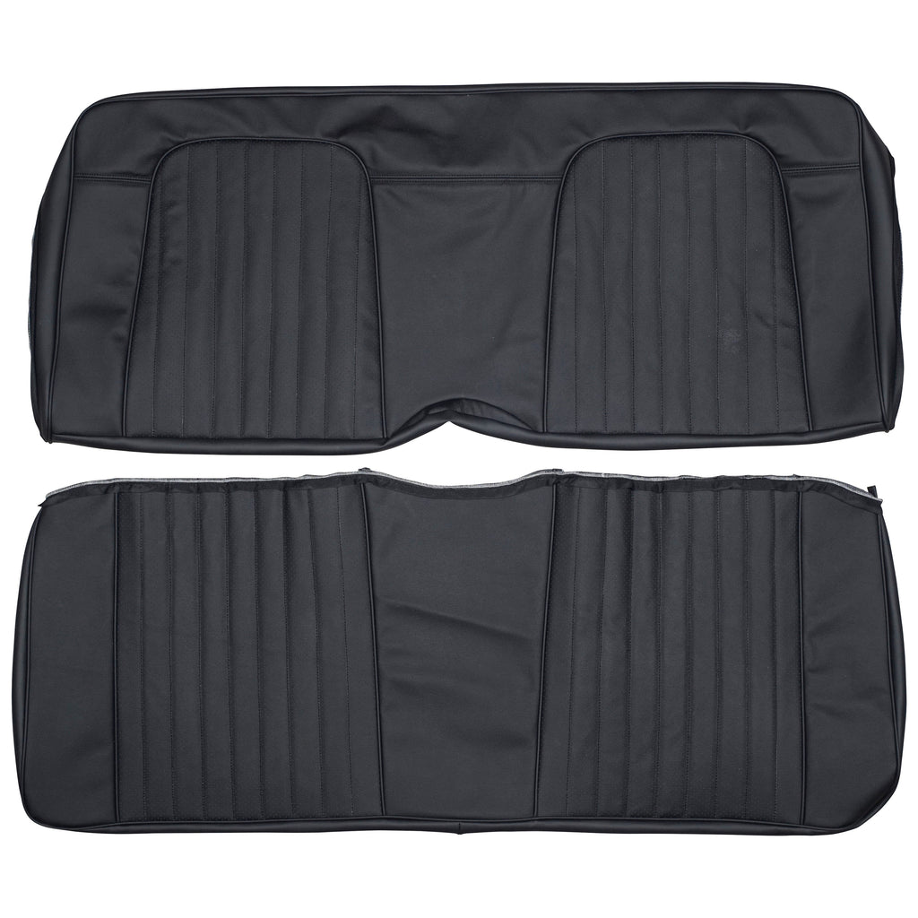 1973 AMC Javelin AMX Custom Real Leather Seat Covers (Rear) - lseat2