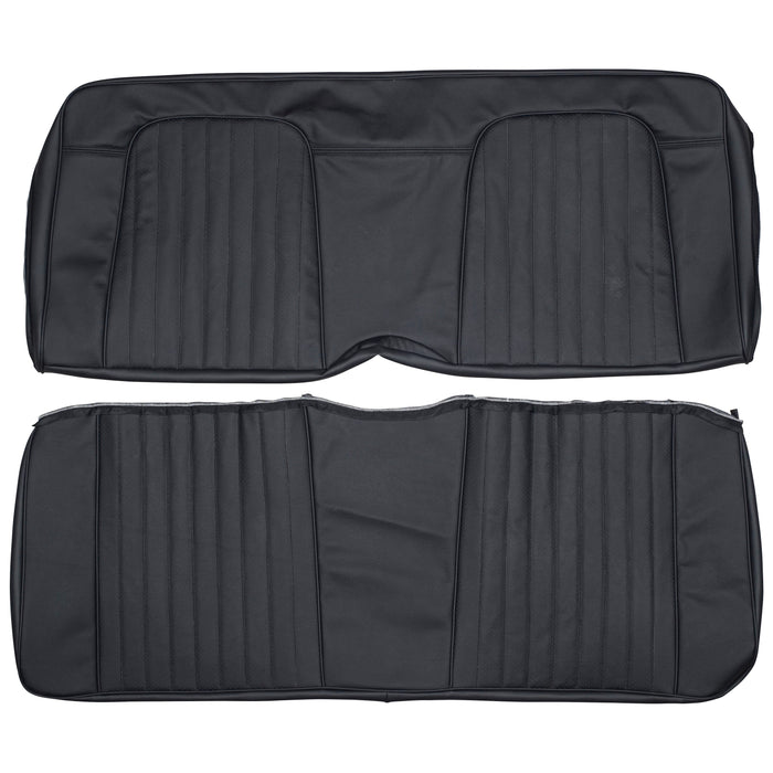 1973 AMC Javelin AMX Custom Real Leather Seat Covers (Rear)
