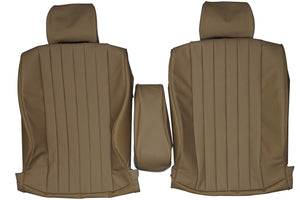 1980-1985 Mercedes Benz W123 C123 300CD Custom Real Leather Seat Covers (Front) - lseat2