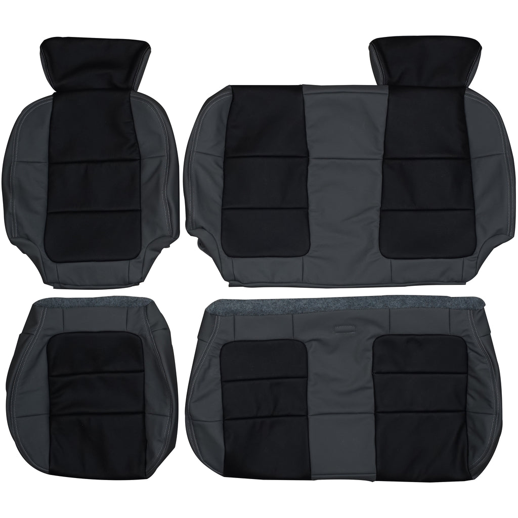 2001-2003 Ford F-150 SuperCrew Custom Real Leather Seat Covers (Rear) - lseat2