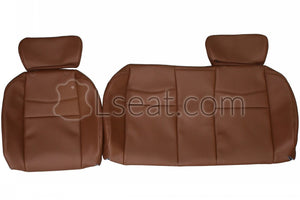 2001-2003 Ford F-150 King Ranch Crew Custom Real Leather Seat Covers (Rear) - lseat2