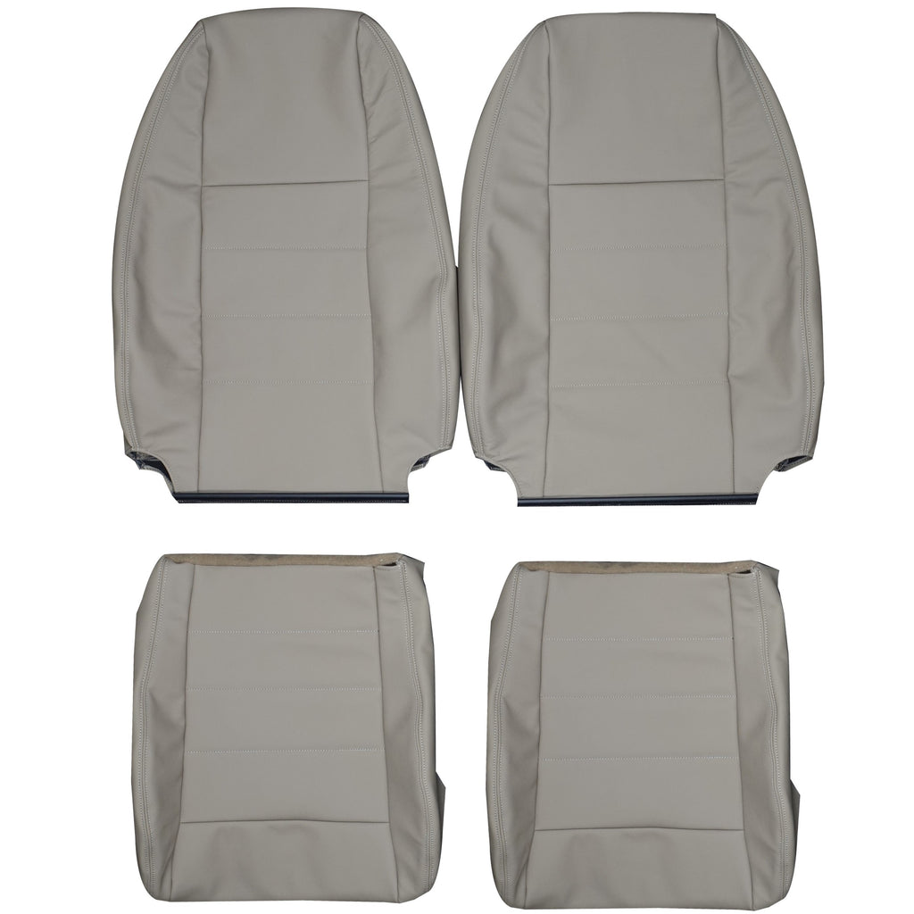 1998-2000 Ford Explorer Custom Real Leather Seat Covers (Front) - lseat2