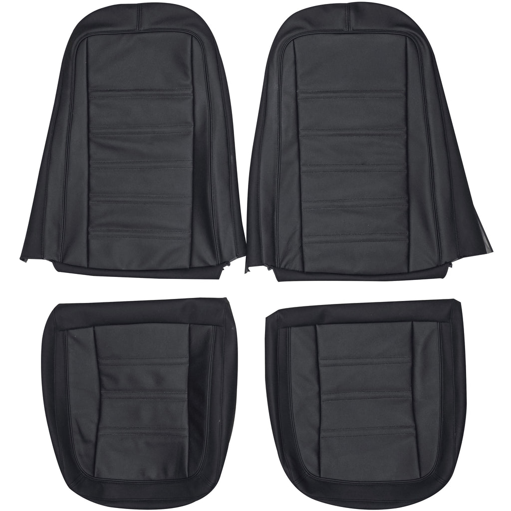 1976-1978 Chevrolet Corvette C3 Custom Real Leather Seat Covers (Front) - lseat2