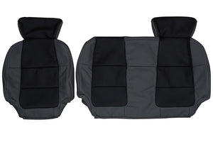 2001-2003 Ford F-150 SuperCrew Custom Real Leather Seat Covers (Rear) - lseat2