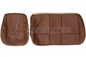 2001-2003 Ford F-150 King Ranch Crew Custom Real Leather Seat Covers (Rear) - lseat2