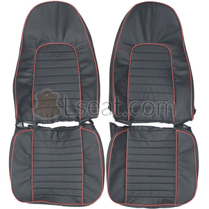 1970 AMC AMX Custom Real Leather Seat Covers (Front) - lseat