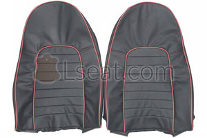 1970 AMC AMX Custom Real Leather Seat Covers (Front) - lseat