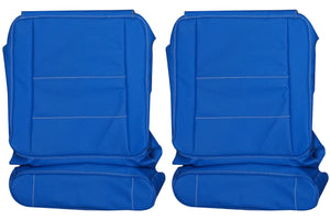 1982-1986 ASC Mclaren Mercury Capri Custom Real Leather Seat Covers (Front) - lseat2