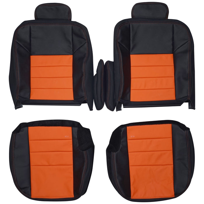 1999-2005 Ford Excursion Custom Real Leather Captain Seat Covers (Rear)