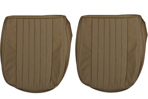 1972-1979 Mercedes Benz R107 SL C107 SLC Custom Real Leather Seat Covers (Front) - lseat2