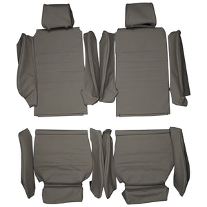 1978-1989 BMW E24 6-Series 635csi Sport Custom Real Leather Seat Covers (Front) - lseat2