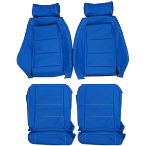 1982-1986 ASC Mclaren Mercury Capri Custom Real Leather Seat Covers (Front) - lseat2