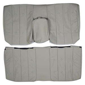 1968 Cadillac Deville Hardtop 2-Door Coupe Custom Real Leather Seat Covers (Rear) - lseat2