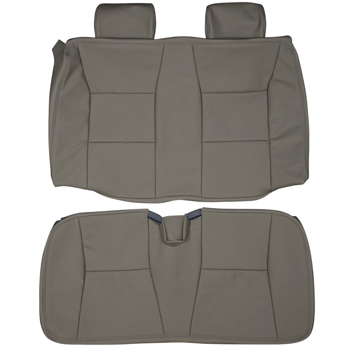 2002-2003 Saab 9-3 SE Convertible Custom Real Leather Seat Covers (Rear)
