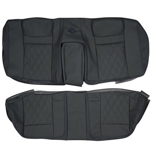 1994-1996 Chevrolet Impala SS Custom Real Leather Seat Covers (Rear) - lseat2