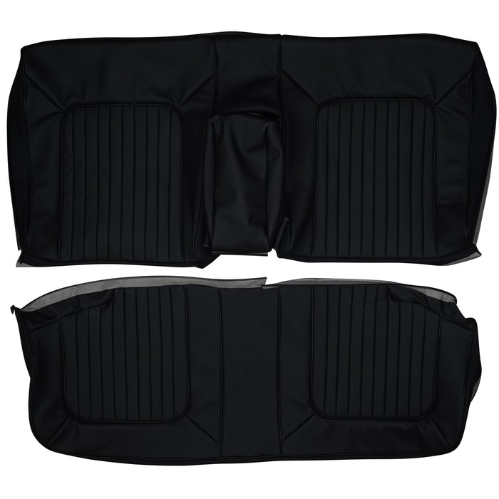 1979-1980 Cadillac Coupe Deville Custom Real Leather Seat Covers (Rear)