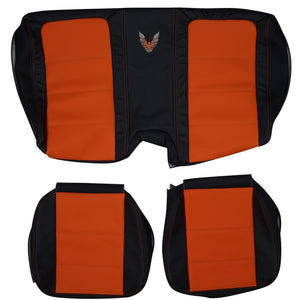 1981 Pontiac Trans Am Nascar Pace Car Custom Real Leather Seat Covers (Rear) - lseat2
