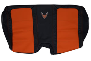 1981 Pontiac Trans Am Nascar Pace Car Custom Real Leather Seat Covers (Rear) - lseat2