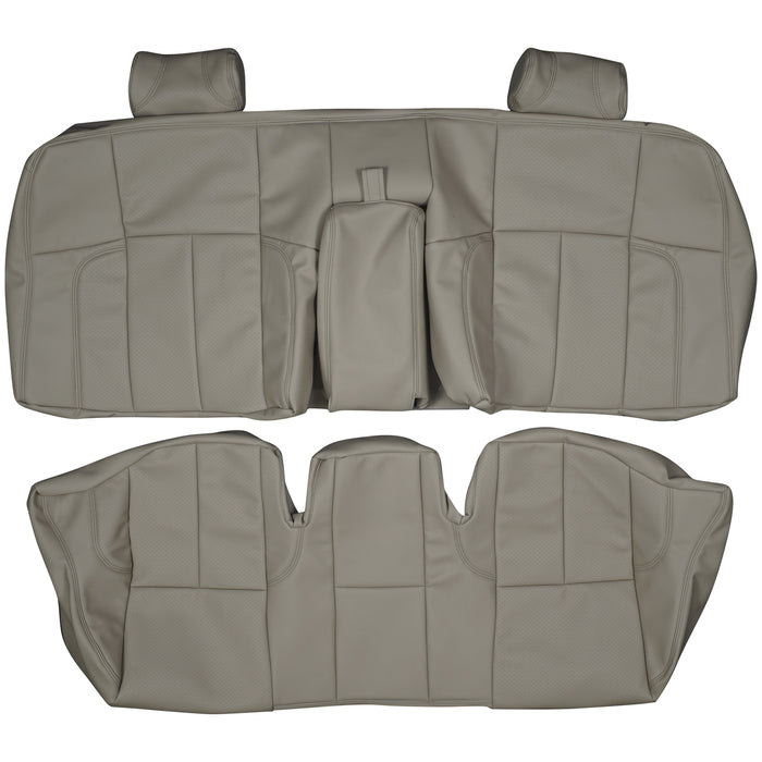 1995-2003 Jaguar XJR Custom Real Leather Seat Covers (Rear)