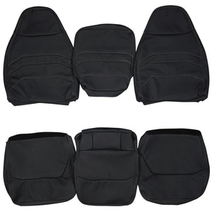 1992-1996 Ford F150 F250 F350 Custom Real Leather Seat Covers (Front) - lseat2